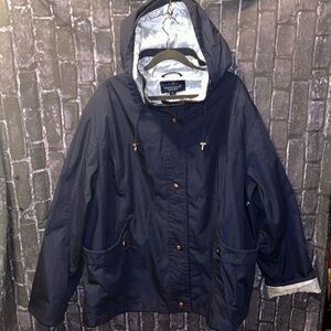 MACKINTOSH New England Hooded Rain Trench Coat Jacket Plus 3X